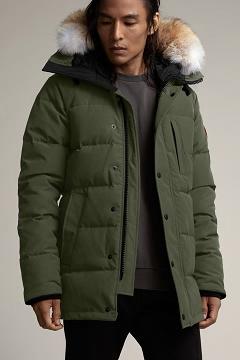 Chamarras Canada Goose Hombre Mexico - Carson Abrigos Verdes CU4056927
